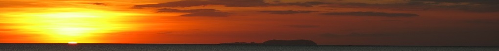 Siquijor - Sunset in front of Apo Island